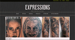 Desktop Screenshot of expressions-tattoos.com
